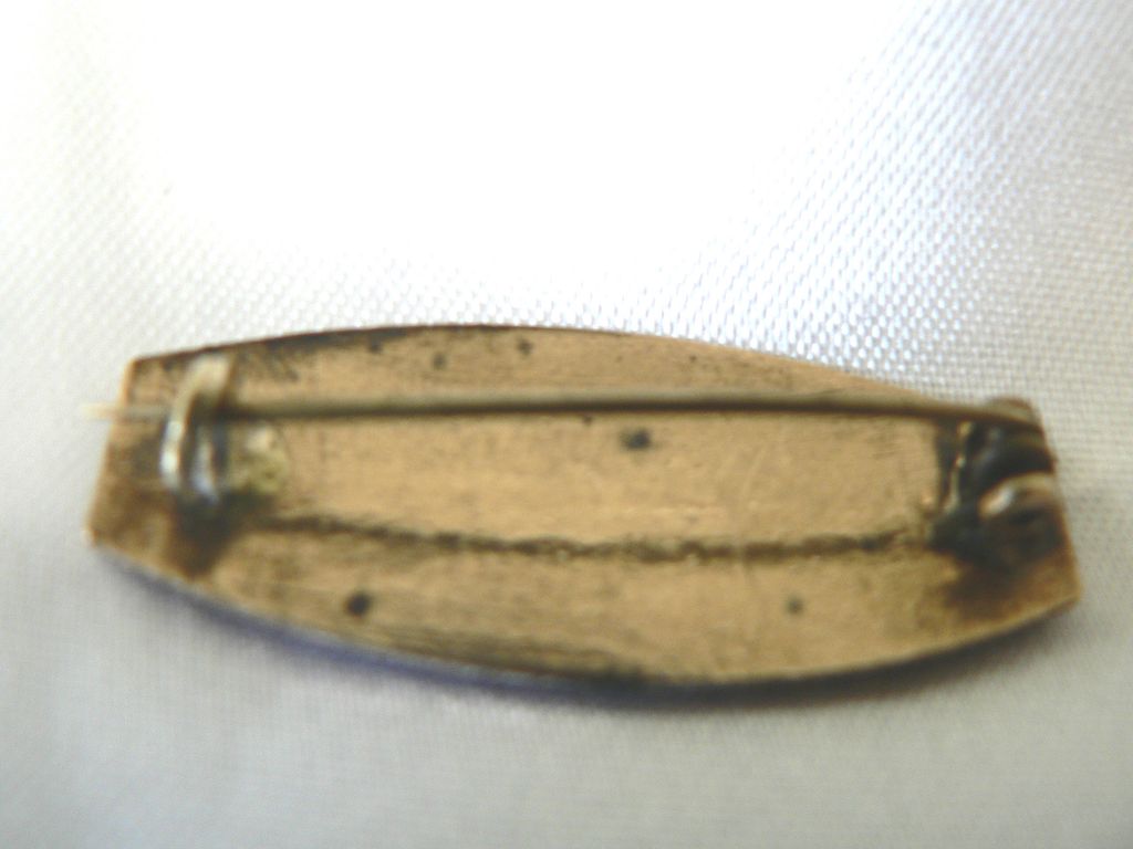 Vintage Antique Flower Enameled Bar Pin Vintage Antique Flower Enameled Bar Pin
