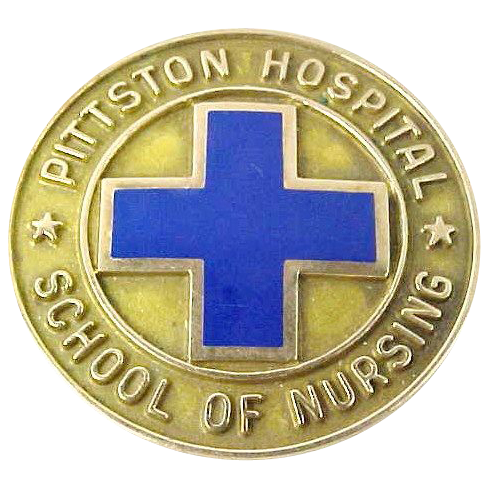 10k Gold Pittston Hospital School of Nursing Pin 1953 10k Gold Pittston Hospital School of Nursing Pin 1953