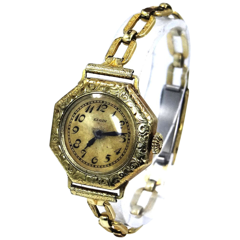  15 Jewel Ladies Elgin Wrist Watch from mursadies on Ruby Lane