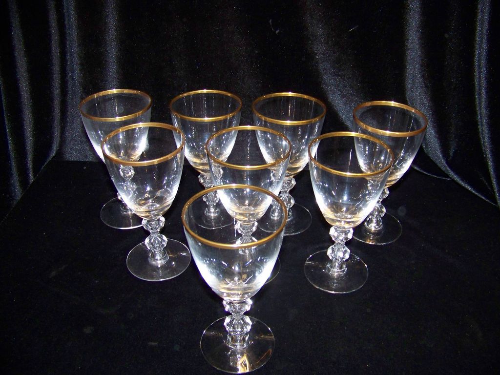 Vintage Cordial with Gold Trim- Vintage Cordial with Gold Trim-