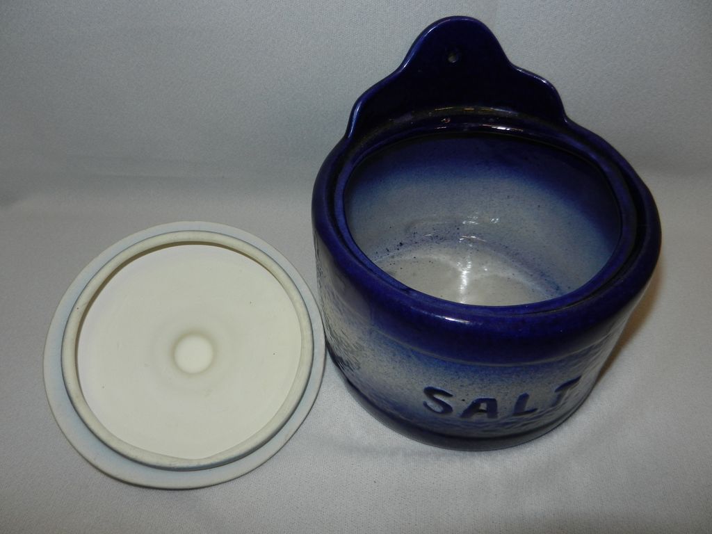 Vintage English Ironstone Salt Cellar Vintage English Ironstone Salt Cellar
