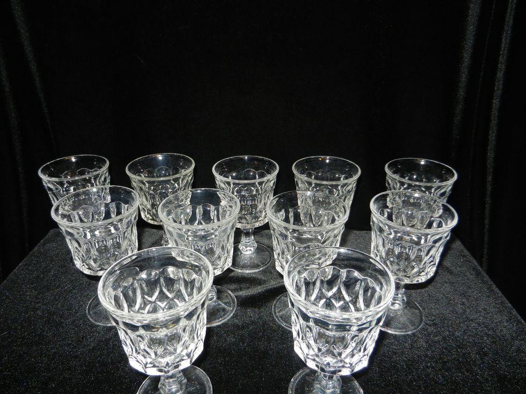 Vintage Noritake Perspective Crystal Wine Glasses Vintage Noritake Perspective Crystal Wine Glasses