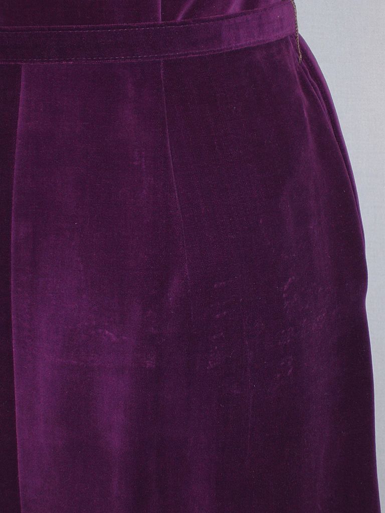 1950s Michael Kent and Printzess Fashion Purple Velvet Cocktail Dress 1950s Michael Kent and Printzess Fashion Purple Velvet Cocktail Dress