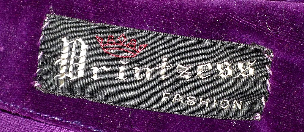 1950s Michael Kent and Printzess Fashion Purple Velvet Cocktail Dress 1950s Michael Kent and Printzess Fashion Purple Velvet Cocktail Dress