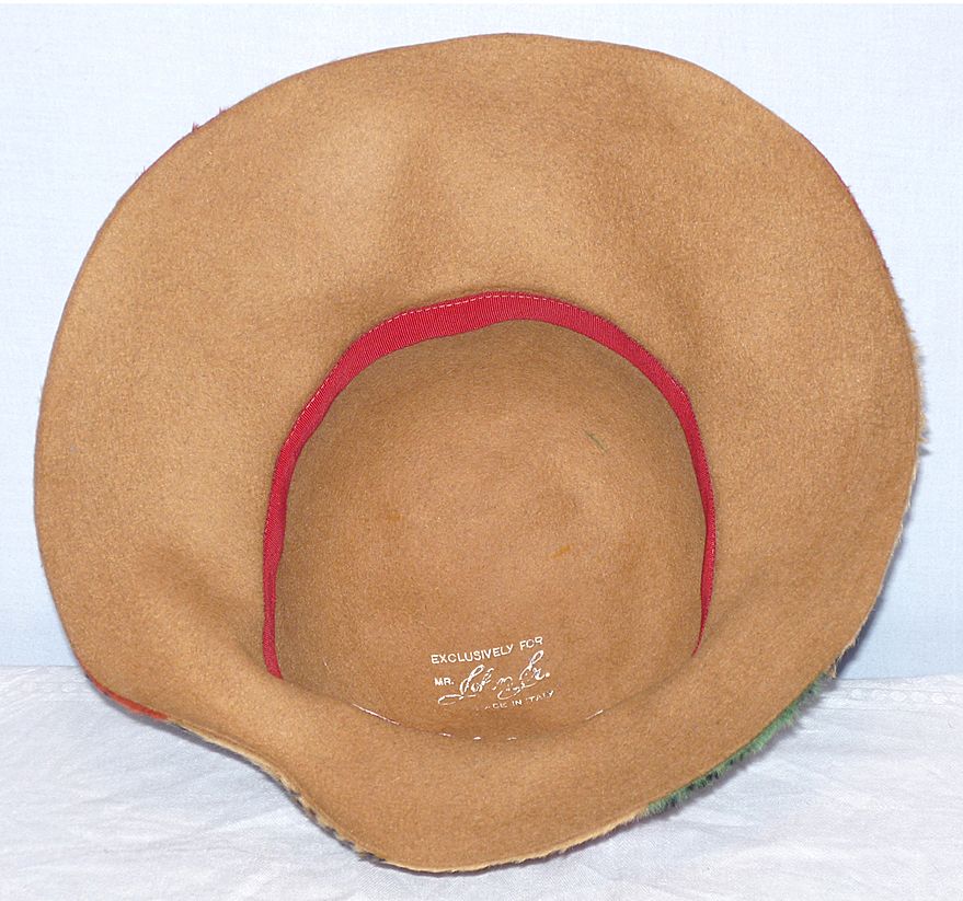 Vintage 1960s Mr. John Jr. "Patches" Hat Vintage 1960s Mr. John Jr. "Patches" Hat