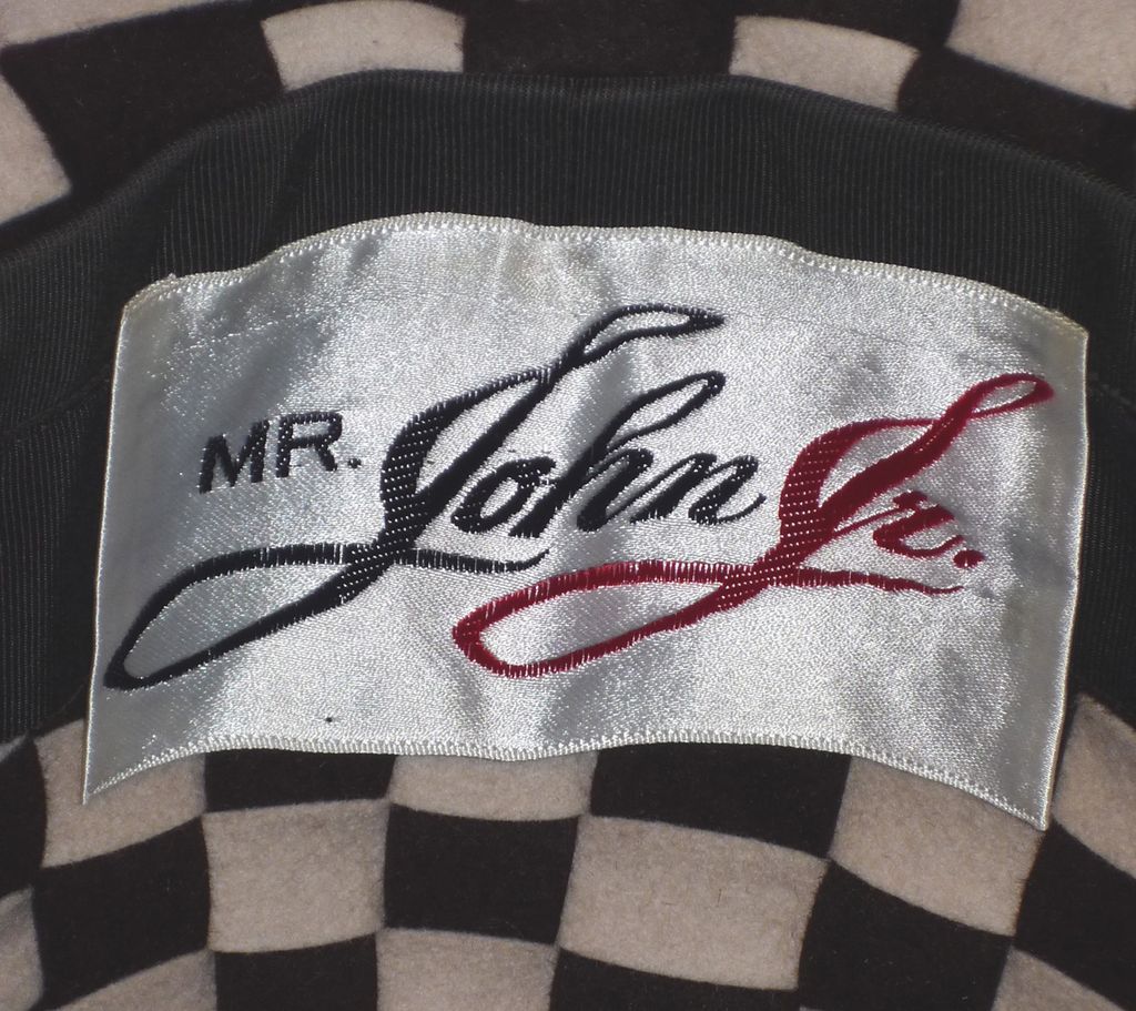 Vintage 1960s Mr. John Jr. Woven Wool Felt Hat Vintage 1960s Mr. John Jr. Woven Wool Felt Hat