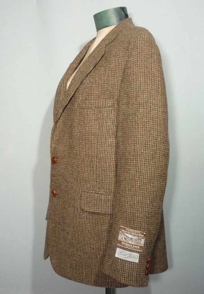 1980s Coat Tails Milnburn Tweed Sport Coat 1980s Coat Tails Milnburn Tweed Sport Coat