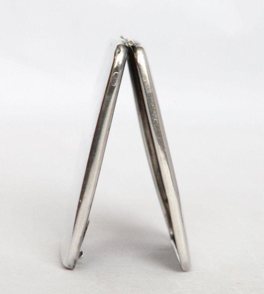 Sterling Silver Hallmarked Case F & B Inscribed "a Mon Cher de Chere" Sterling Silver Hallmarked Case F & B Inscribed "a Mon Cher de Chere"