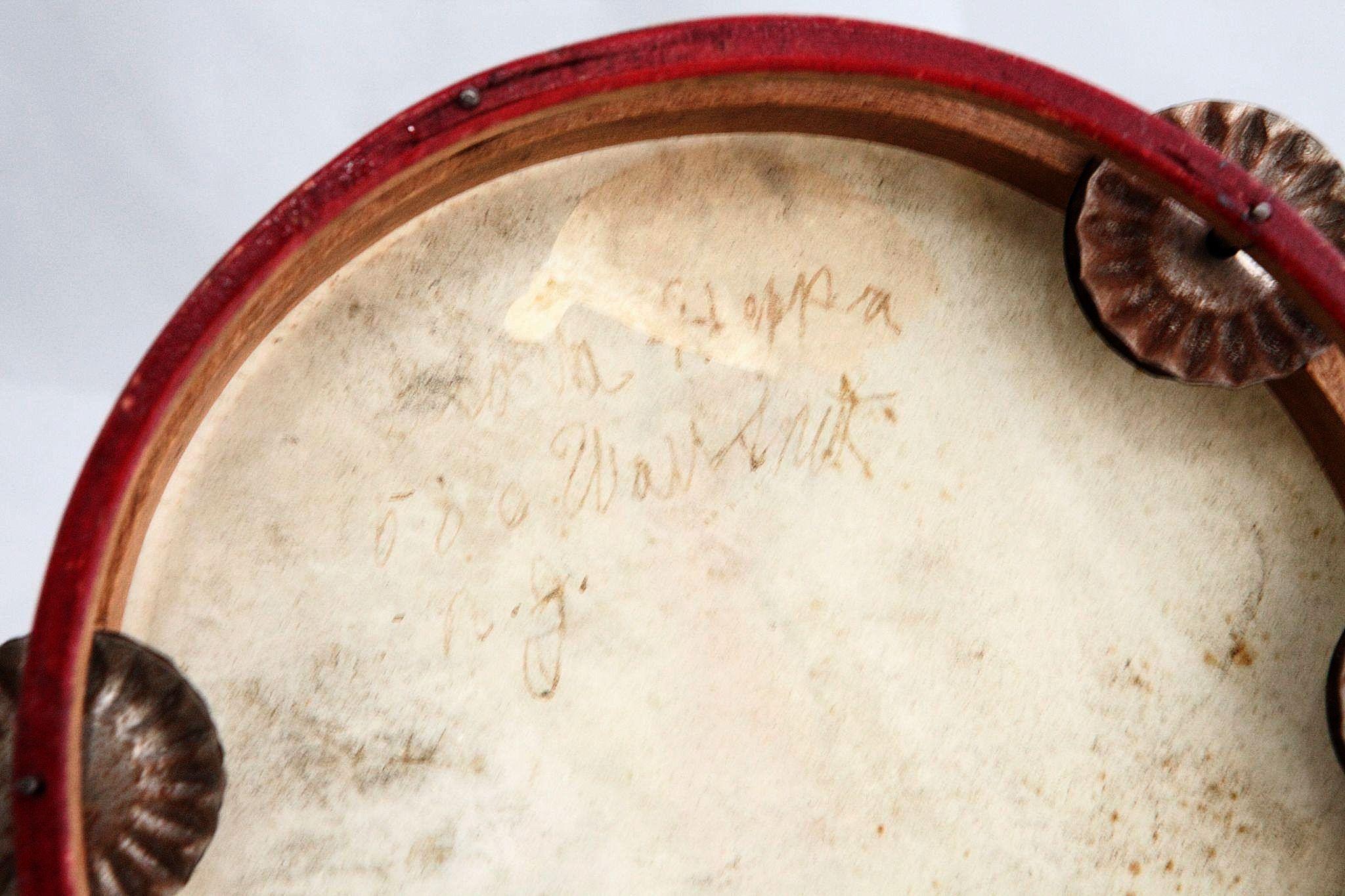 Vintage Hand-Painted Flamenco DancerTambourine Vintage Hand-Painted Flamenco DancerTambourine