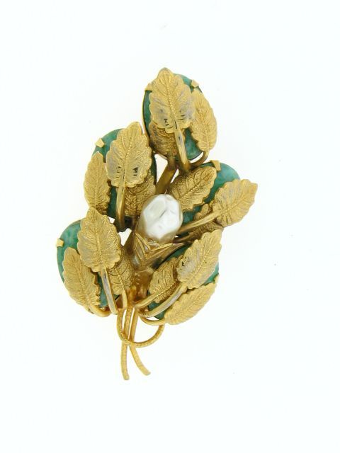 2011 Hobe' Brooch Dated 1965 Hobe' created masterpieces of costume jewelry