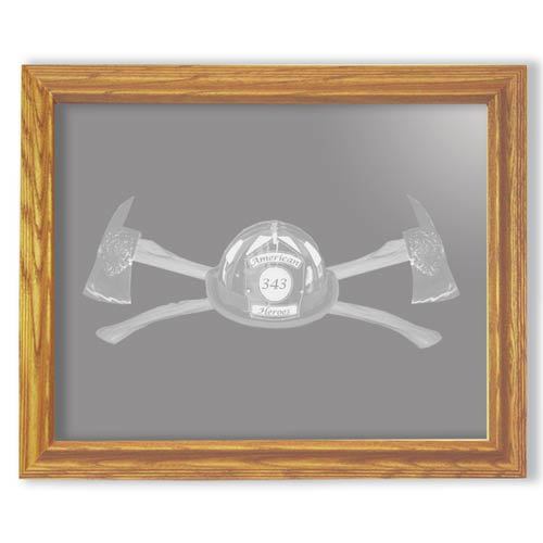 Firefighter Art Rectangle Mirrors Axe 343 - 15 xx27 Firefighter Art Rectangle Mirrors Axe 343 - 15 xx27