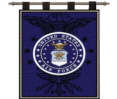 Wall Hanging Tapestry - Air Force Wh-Woodrod Wall Hanging Tapestry - Air Force Wh-Woodrod