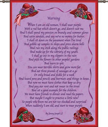 Red Hat Warning Wallhanging-Wd Rod Bw Red Hat Warning Wallhanging-Wd Rod Bw