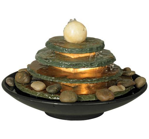 Feng Shui Lighted Table Fountain Feng Shui Lighted Table Fountain