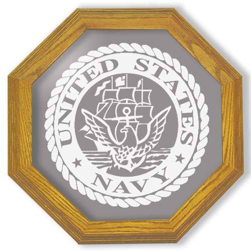 US Navy Emblem Octagon Mirrors US Navy Emblem Octagon Mirrors