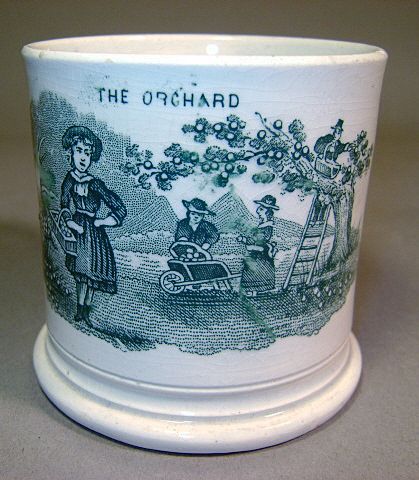 Green Transfer Child's Mug "The Orchard" Green Transfer Child's Mug "The Orchard"