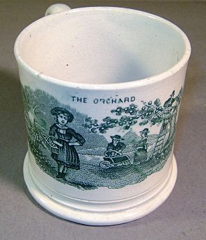 Green Transfer Child's Mug "The Orchard" Green Transfer Child's Mug "The Orchard"