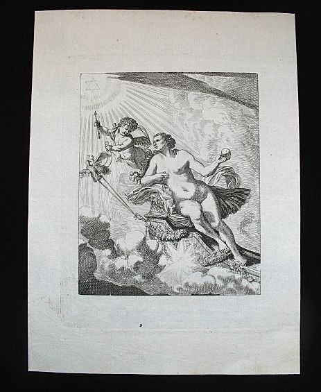 Antique 17th C Century NUDE Small Print/Engraving Venus Holding Apple with Cupid/Putti After Lairesse WOW! Antique 17th C Century NUDE Small Print/Engraving Venus Holding Apple with Cupid/Putti After Lairesse WOW!