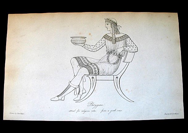 Antique REGENCY Thomas HOPE Museum 19th C Century Print Engraving HANDSOME Greek Male TO DIE FOR! Antique REGENCY Thomas HOPE Museum 19th C Century Print Engraving HANDSOME Greek Male TO DIE FOR!