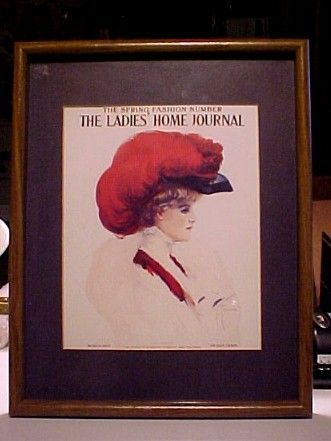 Harrison Fisher Print Framed Harrison Fisher Print Framed