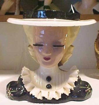 Head Vase Betty Lou Nichols Mary Lou Puffy Sleeves Head Vase Betty Lou Nichols Mary Lou Puffy Sleeves