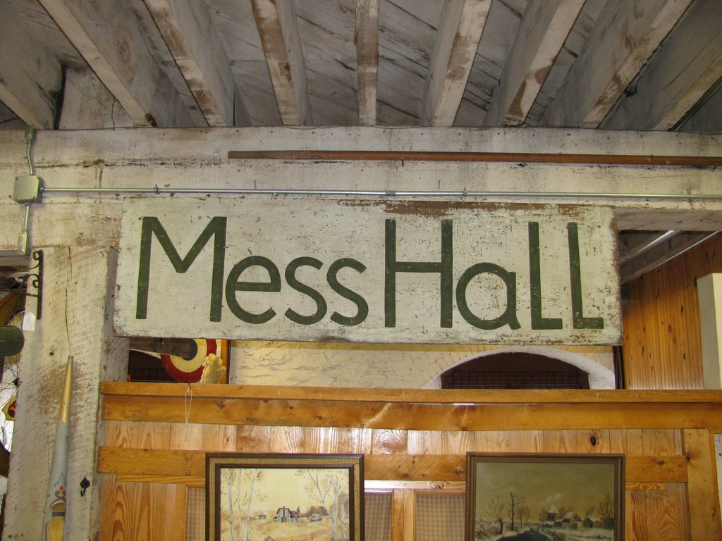 vintage-painted-wooden-mess-hall-sign-from-north2southantiques-on-ruby-lane