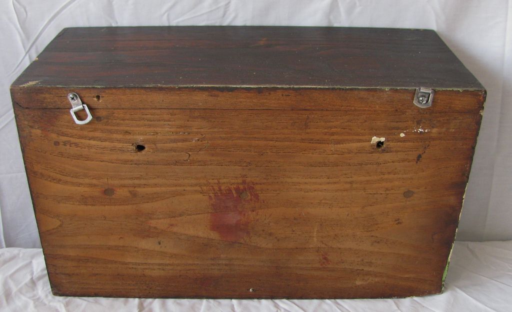 Antique Paint Decorated Clock Shelf Antique Paint Decorated Clock Shelf