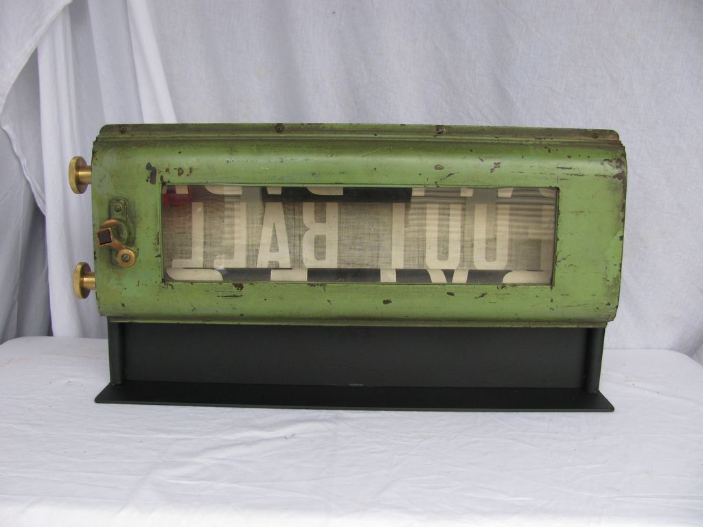 Antique Roll Bus or Trolley Destination Sign Ohio State University Columbus Antique Roll Bus or Trolley Destination Sign Ohio State University Columbus