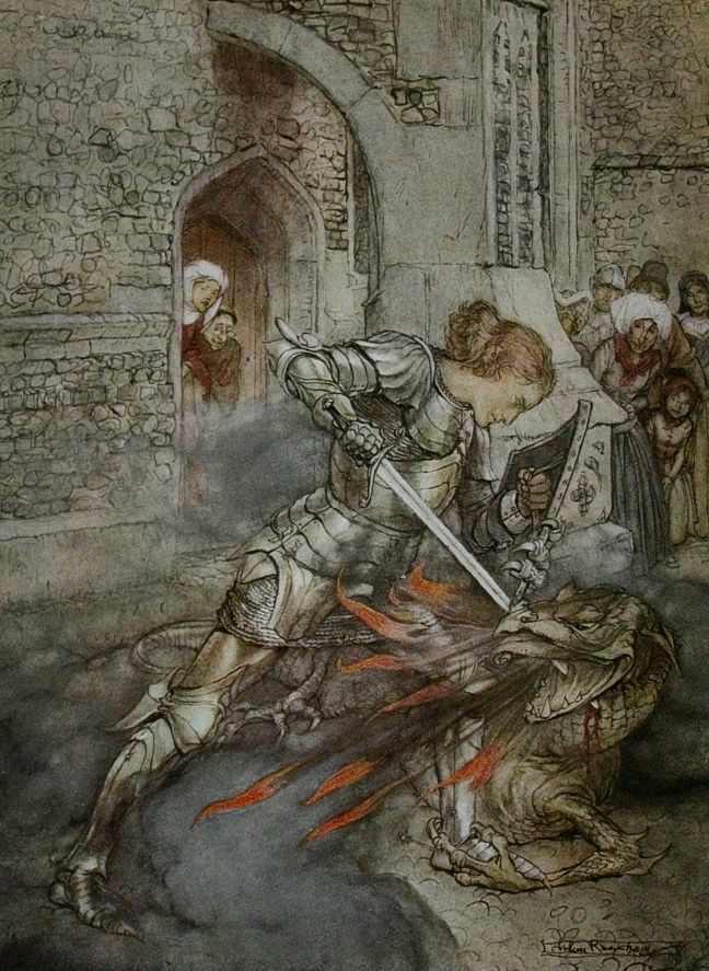 Arthur Rackham Illustrated 'The Romance of King Arthur' 1917. Arthur Rackham Illustrated 'The Romance of King Arthur' 1917.