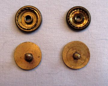 Pair of Royal Arcanum Veteran Lapel Pins Buttons Pair of Royal Arcanum Veteran Lapel Pins Buttons