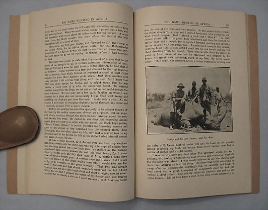 "Big Game Hunting in Africa", 1920s, by Ira Morse, NH Museum "Big Game Hunting in Africa", 1920s, by Ira Morse, NH Museum