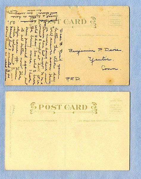 Two Indian Maiden Postcards by Schlesinger, Circa 1910 Two Indian Maiden Postcards by Schlesinger, Circa 1910