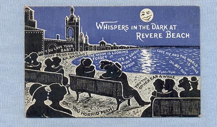 Boston Area Postcard – Revere Beach Full of Smooching Couples Boston Area Postcard – Revere Beach Full of Smooching Couples