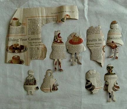 Betty Bonnet New Year's Paper Doll Cutouts from 1918 Magazine Betty Bonnet New Year's Paper Doll Cutouts from 1918 Magazine