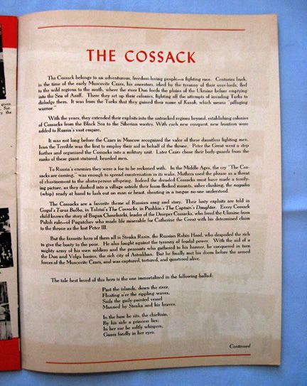 Don Cossack Chorus - Russian Folk and Military Music - 1940s Program Don Cossack Chorus - Russian Folk and Military Music - 1940s Program