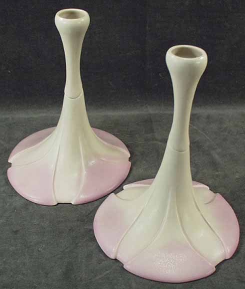 Beautiful Newman Ceramic Art Pottery Candlesticks Beautiful Newman Ceramic Art Pottery Candlesticks