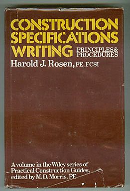 Collector's Book- Construction Specifications Writing Collector's Book- Construction Specifications Writing