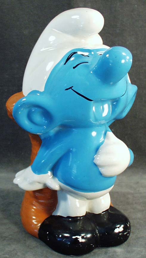 Vintage Belly-Laughing Blue Smurf Piggy Bank Vintage Belly-Laughing Blue Smurf Piggy Bank