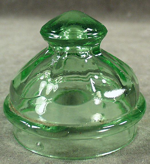 Vintage Green Depression Glass Lid Vintage Green Depression Glass Lid