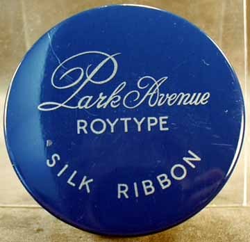 Vintage Park Avenue Typewriter Ribbon Tin Vintage Park Avenue Typewriter Ribbon Tin