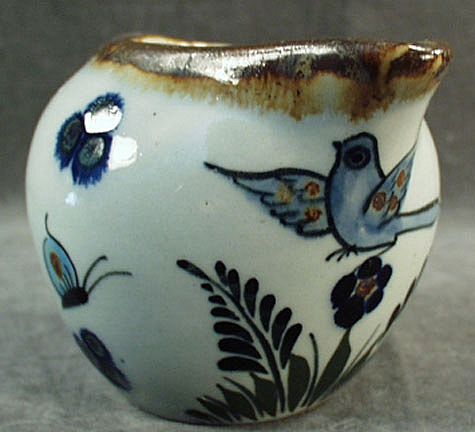 Mexican Pottery Pitcher with Bird Design Mexican Pottery Pitcher with Bird Design