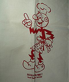 Vintage 4-H - Reddy Kilowatt Advertising Apron Vintage 4-H - Reddy Kilowatt Advertising Apron