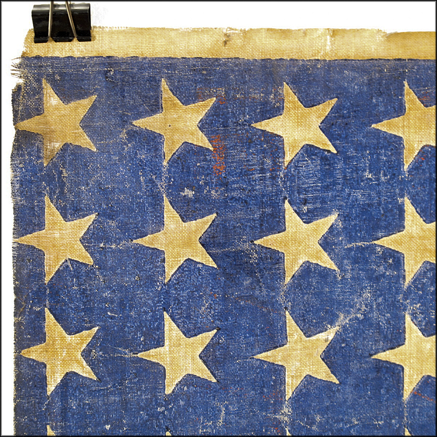 42 Star American Flag - 1889 - 1890 - Americana - Cotton Parade Flag with Rare Unofficial Star Count 42 Star American Flag - 1889 - 1890 - Americana - Cotton Parade Flag with Rare Unofficial Star Count