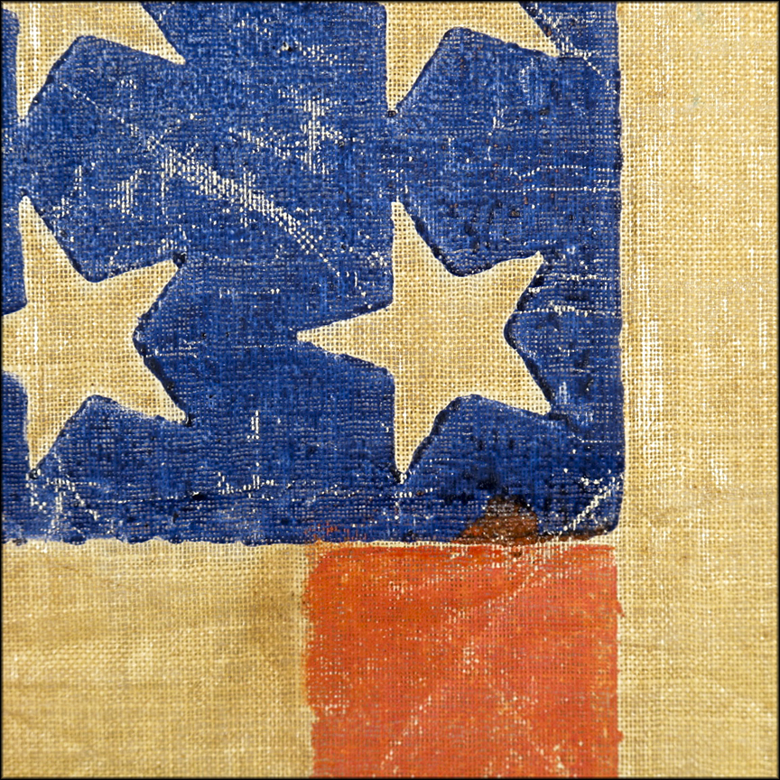 42 Star American Flag - 1889 - 1890 - Americana - Cotton Parade Flag with Rare Unofficial Star Count 42 Star American Flag - 1889 - 1890 - Americana - Cotton Parade Flag with Rare Unofficial Star Count