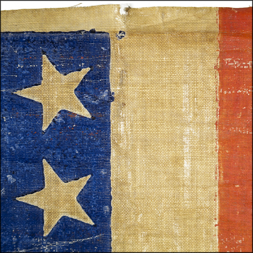 42 Star American Flag - 1889 - 1890 - Americana - Cotton Parade Flag with Rare Unofficial Star Count 42 Star American Flag - 1889 - 1890 - Americana - Cotton Parade Flag with Rare Unofficial Star Count