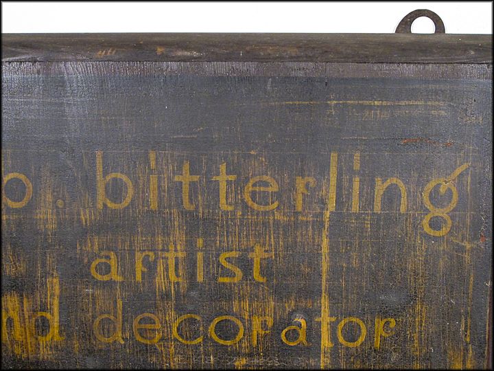 Antique Folk Art Sign - Americana - Hand Painted Artist's Advertising Sign - Naive - Primitive Antique Folk Art Sign - Americana - Hand Painted Artist's Advertising Sign - Naive - Primitive