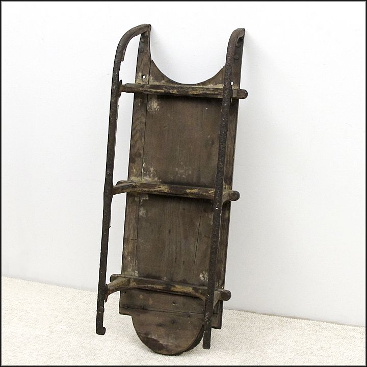 Antique Clipper Sled in Original Paint - 19th C - Folk Art - Americana - Primitives - Sleigh Antique Clipper Sled in Original Paint - 19th C - Folk Art - Americana - Primitives - Sleigh