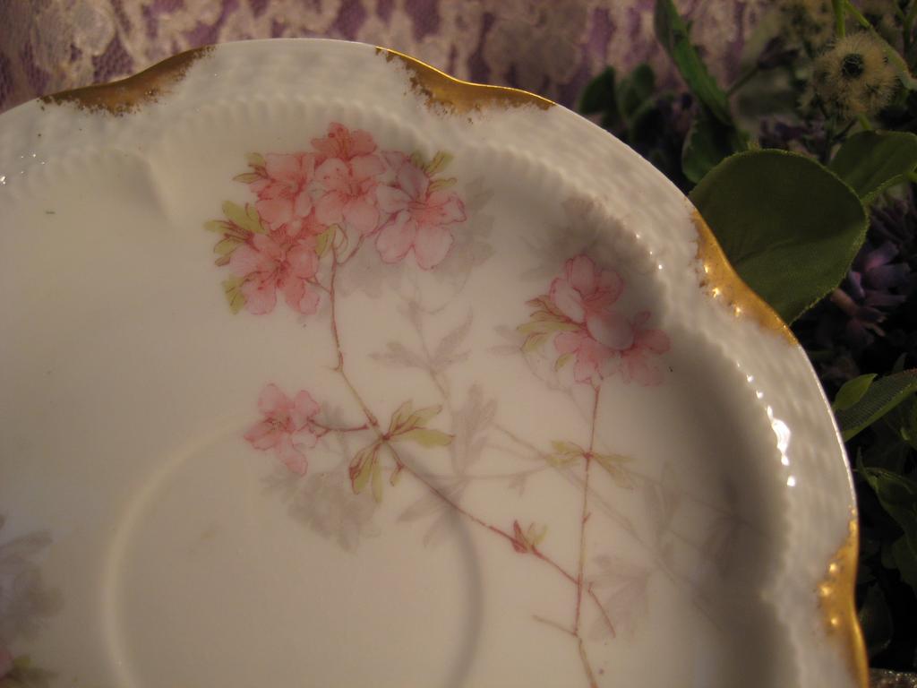 Gorgeous Haviland & Co Limoges France Bouillon Cup and Saucer Delicate Pink Roses ~ circa 1893 - 1930 Gorgeous Haviland & Co Limoges France Bouillon Cup and Saucer Delicate Pink Roses ~ circa 1893 - 1930