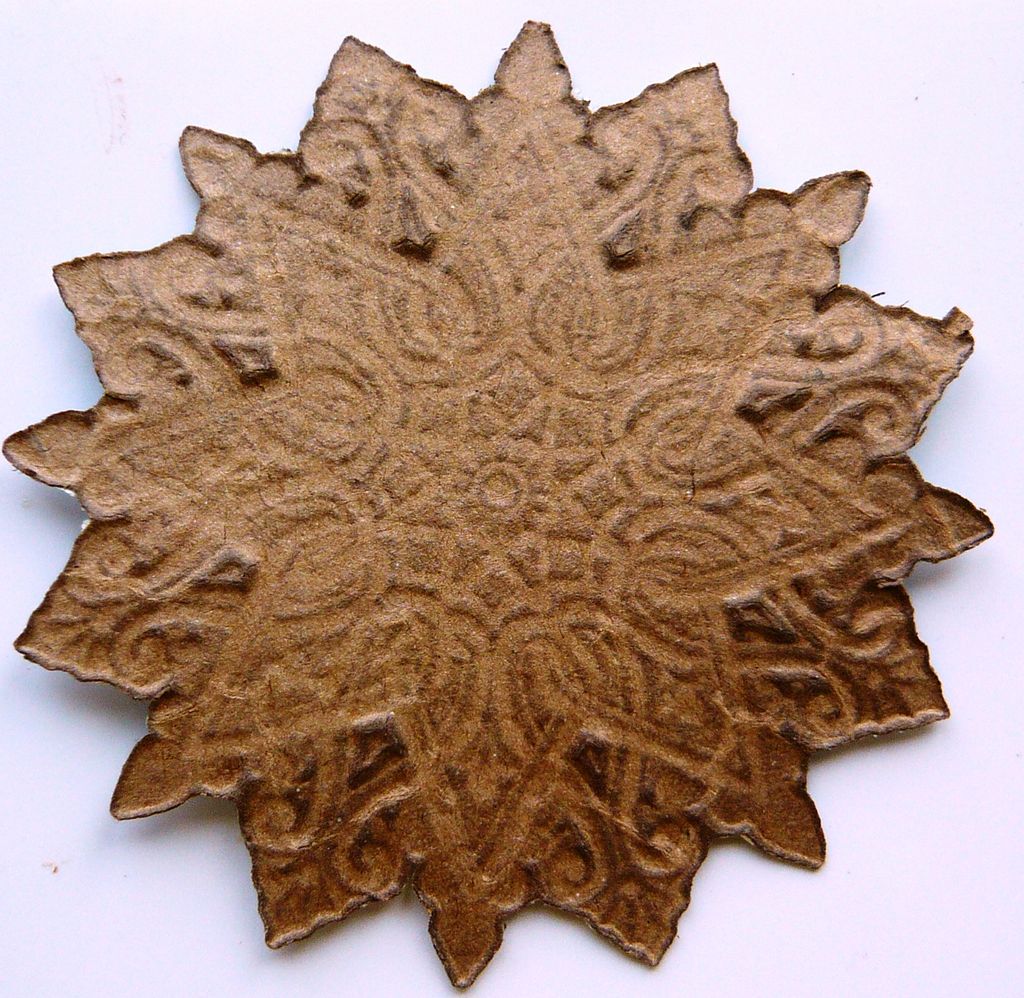 Four Vintage Dresden Die Cut Gold Star Motifs Four Vintage Dresden Die Cut Gold Star Motifs