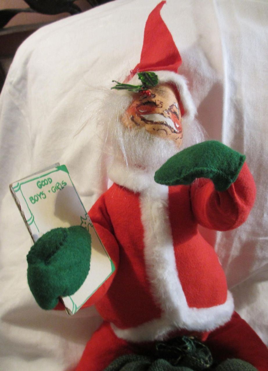 Vintage 15" Annalee Santa & Mrs Claus Dolls Vintage 15" Annalee Santa & Mrs Claus Dolls